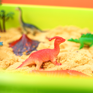 Parco dei Dinosauri: Sabbia Sensoriale Dinamica per Giochi e Lavoretti Fai-da-te, Giocattoli Educativi Tutto-in-Uno per Bambini - Product Image 4