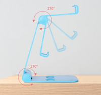Nouveau support de tablette en plastique, support de téléphone portable de bureau, support de téléphone mobile, comme cadeau promotionnel