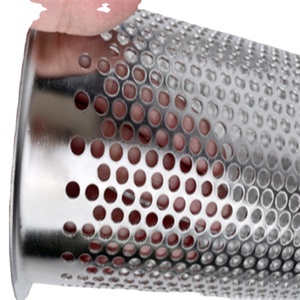 Manchons perforés en acier inoxydable à trous ronds et carrés / Éléments filtrants / Tuyaux filtrants - Product Image 3