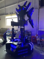 Auriculares VR Directos de Fábrica, Simulador de Vuelo con Alas de Ángel de Metal, Juego Inmersivo 9D para Parques Deportivos y Parques de Trampolines