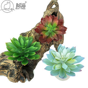 Venta de la fábrica de plástico de la flor <span class=keywords><strong>grande</strong></span> artificial planta suculenta ssisal <span class=keywords><strong>agave</strong></span> para decoracion - Product Image 5