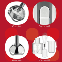 Appareil électroménager 3-en-1 SKD, mixeur plongeant multifonction 3-en-1 de premier rang, ensemble hachoir alimentaire pour usage hôtelier