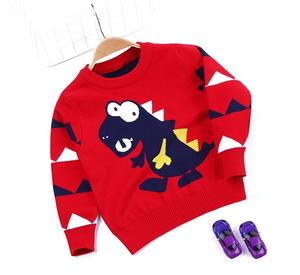 Últimos Diseños de Suéteres de Invierno para Bebé Niño, Tejido de Algodón, Estampado de Dibujos Animados, Suéter Infantil de Alta Calidad de China - Product Image 1