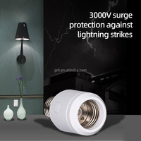 Mini télécommande ampoule prise interrupteur de lumière sans fil pour tirer chaîne luminaire Portable E26 E27 ampoules support de Base