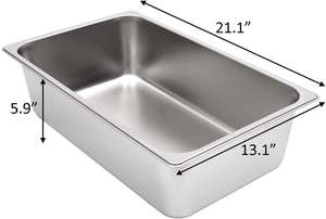 Grande caixa de lixo de aço inoxidável para gato e coelho não gruda, superfície lisa, fácil limpeza - Product Image 4