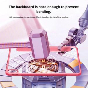 เคสใสอะคริลิคสีชมพูสำหรับ iPad รุ่นที่ 10 ปี 2022  รุ่นที่ใช้ร่วมกันได้กับ iPad 11  ฝาครอบป้องกันแท็บเล็ต - Product Image 5