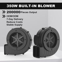 Souffleur gonflable électrique AC 350W de haute qualité, populaire, pour publicité, pour petites poupées gonflables de dessin animé, mini souffleur gonflable compact