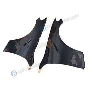 Accessoires personnalisés, ailes avant en carbone véritable noires pour BMW Série 5 G30 540i 2018, kit carrosserie en carbone, amélioration - Product Image 4