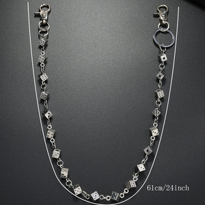 Ingrosso nuovo Cool Hip Hop Punk Goth alla moda Pocket Rock portafoglio cintura <span class=keywords><strong>pantaloni</strong></span> di jeans catena dadi catena <span class=keywords><strong>per</strong></span> le donne degli uomini (TC168) - Product Image 6