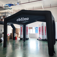 Tente dôme gonflable en TPU imperméable avec logo personnalisé pour événements, expositions, salons professionnels, publicité extérieure, chapiteau gonflable