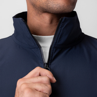 Logo personnalisé Zip Ripstop Vestes d'extérieur coupe-vent imperméables en nylon pour hommes