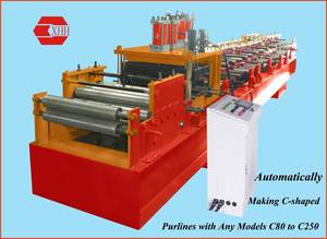 Máquina Formadora de Rollos de Metal XHH C80-250 de Acero de Alta Velocidad para Fabricación de Tejas y Vigas de Techo, Máquina de Correas Galvanizadas Tipo <span class=keywords><strong>C</strong></span> - Product Image 2