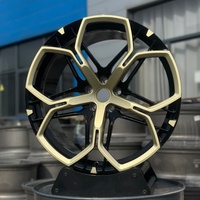Jantes en alliage d'aluminium forgé WX Custom à cinq branches, 20, 21, 22, 23 pouces, pour véhicules de performance, légères et neuves