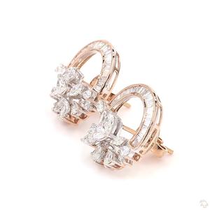 Pendientes Clásicos de Oro con Diamantes para Mujer, Brillo Brillante, Joyería Fina de Moda, Regalo para Boda, Compromiso, Fiesta - Product Image 4