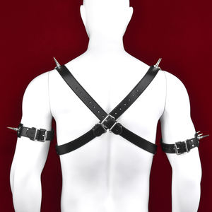 БДСМ кожаное нижнее белье бондаж высокого качества Женское белье весело Фетиш взрослые секс игрушки оптом - Product Image 4