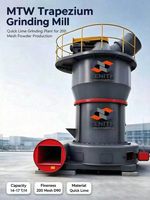Broyeur de chaux vive de haute qualité CE et ISO, 14-17 T/H, 200 Mesh, Machine de broyage trapézoïdale MTW