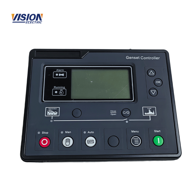 AMF 6110U Three Phase Auto Start Stop Diesel Generator Controller for Diesel Engine Parts with Control Panel