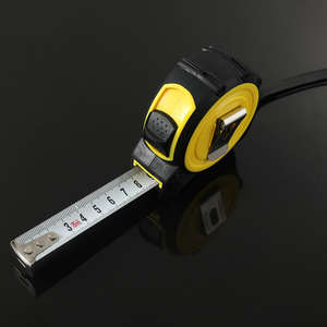 Ruban métallique noir orange avec logo personnalisé Outils en acier de taille cible métrique impériale MM Pinces à ruban métallique orange noir - Product Image 6