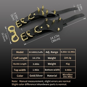 Alas de murciélago para esposas, juego de dominación, manos atadas, diversión sadomasoquista, entrenamiento SM, bondage, juguetes sexuales para parejas, venta al por mayor - Product Image 5