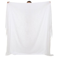 Couvertures de luxe turques personnalisées, jet pur XL, jeté léger, serviette de plage, pique-nique, linge de lit Double, couverture en coton