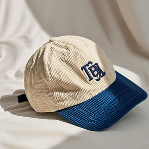 Gorra de béisbol personalizada, gorra de 5 paneles para hombres y mujeres, gorra Snapback de pana ajustable, gorra Polo para papá, gorras planas de Hip Hop - Product Image 2