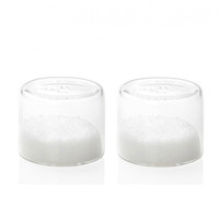 Bouteille en verre Borosilicate Transparent soufflé, contenant fait main, ensemble pour sel et poivre, pour la cuisine à domicile