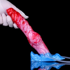 Monster Squirting Dildo Inflatable Knot Fantasy Dildo Anal Dildo with Strong Suction Cup Animal Adult <b>Toys</b> <b>for</b> Women <b>Men</b> - Product Image 6