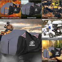 Housse de protection contre les intempéries Quad Cover 4 Wheeler Accessoires Waterproof 190T,210D,300D ATV Cover pour Honda,Polaris,Yamaha