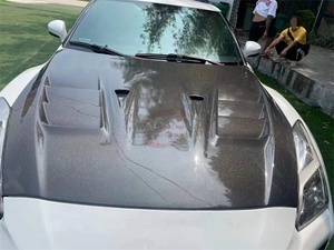 ฮู้ดคาร์บอนไฟเบอร์สไตล์สุดลับสำหรับ Nissan GTR <span class=keywords><strong>R35</strong></span>อัพเกรด - Product Image 6