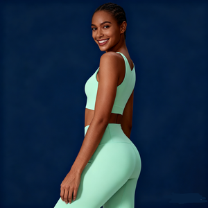 Tập Thể Dục Bộ Thể Thao Cơ Thể Chặt Chẽ Một Mảnh Phòng Tập Thể Dục Áo Liền Quần Tummy Kiểm Soát Tập Thể Dục Yoga Mặc Phụ Nữ Chân Rộng Yoga Bùng Quần - Product Image 3