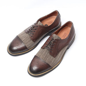 Zapatos Brogue de Cuero Estilo Británico para Hombre, Zapatos de Vestir Casuales de Oficina de Cuero Genuino, Suela Compuesta Transpirable - Product Image 2