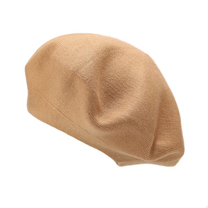 Bérets en laine rétro de haute qualité pour femmes, couleur unie, casquette d'hiver classique, bonnets de style français, chapeau tendance pour femme - Product Image 4