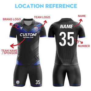 Maglia da <span class=keywords><strong>calcio</strong></span> originale personalizzata Camisetas De Futbol blu scuro maglia maglia maglia da <span class=keywords><strong>calcio</strong></span> maglia da <span class=keywords><strong>calcio</strong></span> - Product Image 3