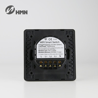 Cadre en verre trempé 3 gangues pour interrupteur mural tactile intelligent WiFi 10A pour maison connectée