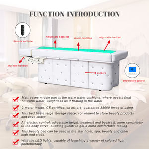 Mesa de masaje de belleza de Spa eléctrica infrarroja para masaje de cama de agua moderna de lujo profesional para salón de belleza y uso al aire libre - Product Image 4