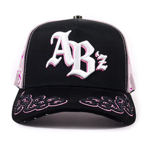 Gorras de Béisbol de Alta Calidad con Diseño de 5 Paneles de Gamuza para Hombre, Gorras Deportivas con Pedrería, Gorras Personalizadas Baez X Adriano Zendejas - Product Image 1