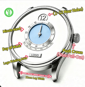 Reloj Personalizado con Control por Radio, Reloj de Salto de Hora, Movimiento de Cuarzo Japonés, Sincronización Atómica, Resistente al Agua 5ATM, Caja de Acero Inoxidable - Product Image 2