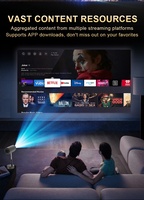 Mini cinéma 1080P Portable LED LCD Android 13.0 système intelligent sans fil WiFi Mobile Home cinéma vidéo mise au point automatique projecteur Keystone