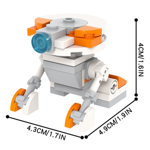 Ngôi Sao Mới Moc2099 T3-M4 Mini <span class=keywords><strong>Robot</strong></span> Xây Dựng Khối Cổ Điển Trẻ Em Mô Hình Gạch Quy Mô 1:36 Xây Dựng & Đồ Chơi Điện Tử - Product Image 2