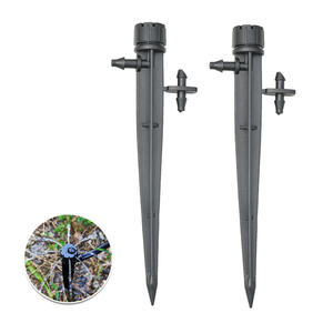 Système d'irrigation goutte à goutte pour terres agricoles, 360 degrés, 8 trous, serre de jardin réglable, <span class=keywords><strong>goutteur</strong></span> de piquet de sol inséré - Product Image 5