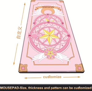 Phim Hoạt Hình Dễ Thương Chuột Lớn Pad Cao Su Không Trượt Vải Bề Mặt Có Thể Giặt Cạnh Bị Khóa Bàn Mat Cho Chơi Game Và Văn Phòng - Product Image 3