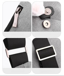 Moda <span class=keywords><strong>Slim</strong></span> Impermeável <span class=keywords><strong>Anti</strong></span> roubo Peito Bolsa De Ombro Homens Cruz corpo Ombro Sling saco Logotipo Personalizado - Product Image 6