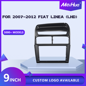 Meihua bingkai Stereo mobil 9 inci, bingkai Stereo mobil untuk 2007-2012 Fiat Linea LHD Radio Universal plastik <span class=keywords><strong>Audio</strong></span> Video Fascia Panel Trim <span class=keywords><strong>Kit</strong></span> bingkai Mobil - Product Image 4