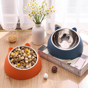 Promoción al por Mayor: Comedero para Gatos de Acero Inoxidable de Cuatro Colores - Product Image 2