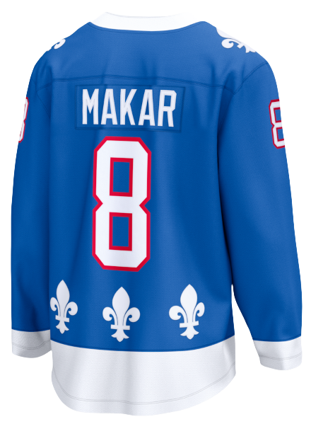 8 Cale Makar Bleu