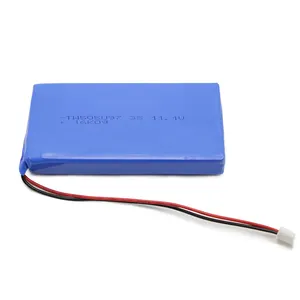 Batería de polímero personalizada 3s 11,1 voltios 3200mAh Paquete de batería de polímero Li