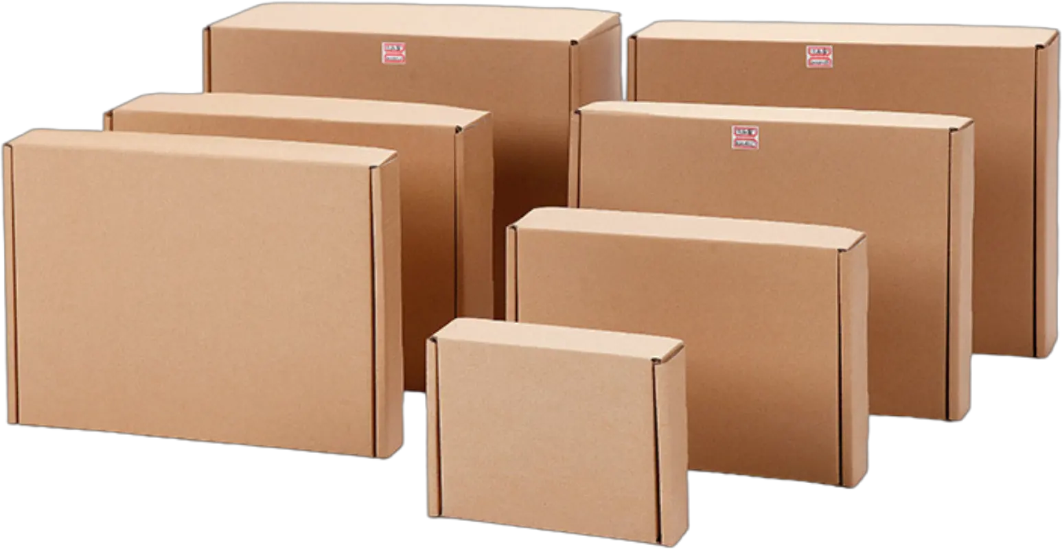 Kotak bergelombang pengiriman pembungkus kotak kardus lipat cetak logo kustomisasi