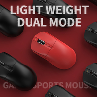Ajazz AJ139 Pro Souris de jeu sans fil avec capteur optique USB PAW3395 26000 DPI 2.4G pour PC portable Gamer