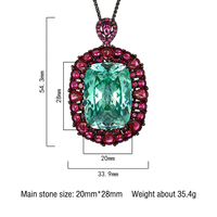 Collier unisexe haut de gamme anti-ternissement en cuivre écologique plaqué or 24 carats avec pendentif en zircon et chaîne à maillons classiques pour fiançailles