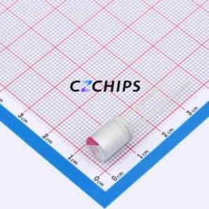 Condensador Sólido SF477M025F1150, Componente de Orificio Pasante (THT), D8xL11.5mm 470uF 20% 25V 4.7A100kHz - Product Image 1